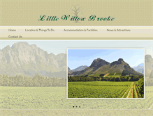 Tablet Screenshot of littlewillowbrooke.co.za